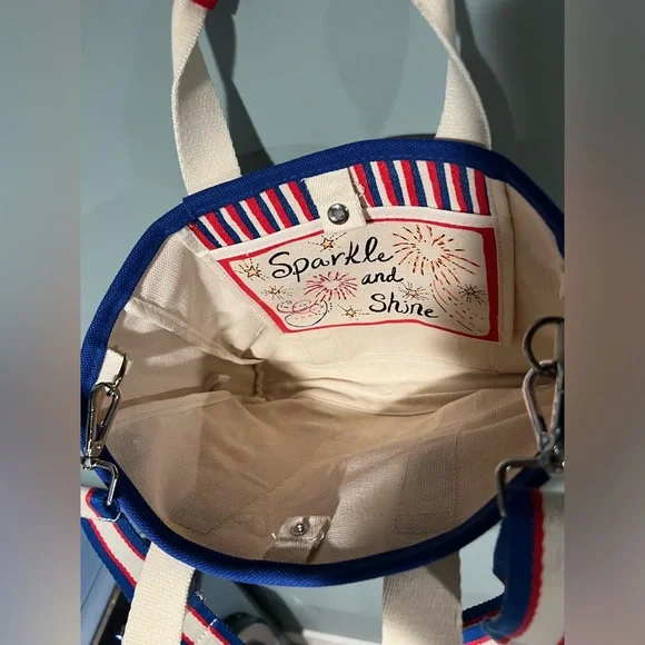 BRIGHTON Red White And You Mini Tote NWOT - Picture 9 of 10